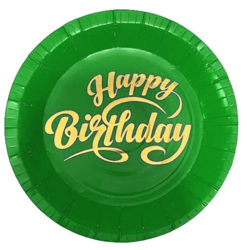 Picture of Happy Birthday Paper Plates  6pcs