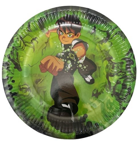 Picture of Ben 10 Round Paper Plates 9in,10 pcs