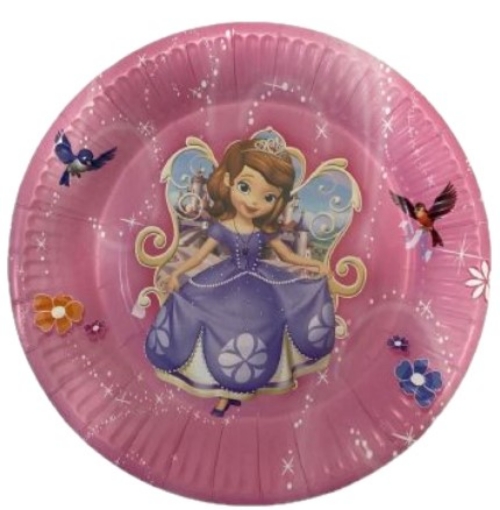 Picture of Sofia The First Round Paper Plates 9in, 10pcs