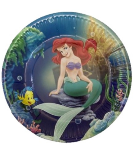 Picture of Ariel Round Paper Plates 9in, 10pcs