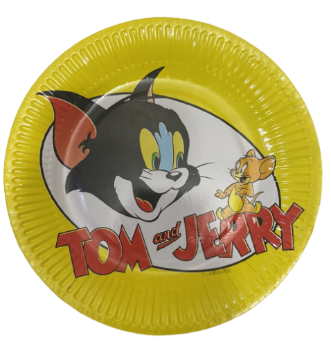 Picture of Tom And Jerry Round Paper Plates 9in, 10pcs