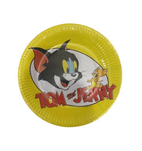 Picture of Tom And Jerry Round Paper Plates 7in, 10pcs
