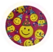 Picture of Smiley Round Paper Plates 10 Pcs.