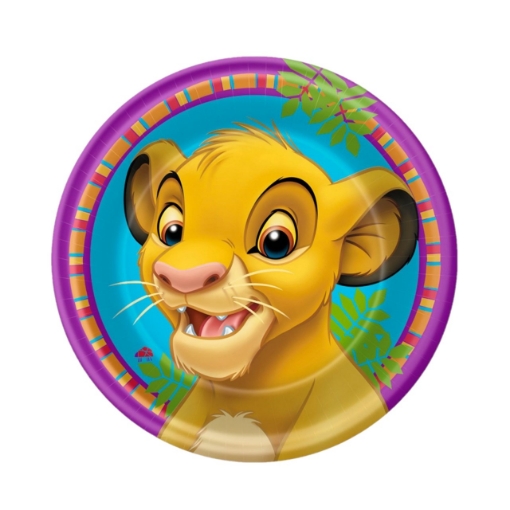 Picture of The Lion King Round Paper Plates 7in, 10pcs