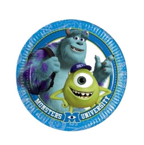 Picture of Monsters University Round Paper Plates 7in, 10pcs