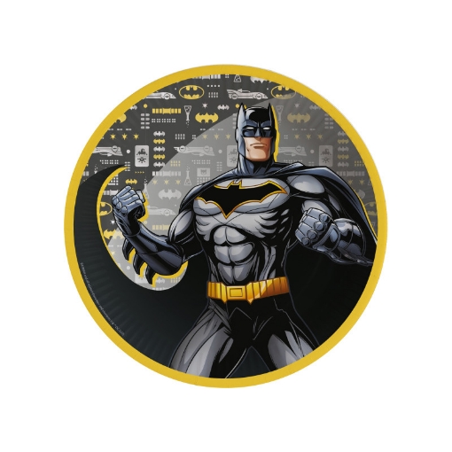 Picture of Batman Paper Plates 7in, 10pcs