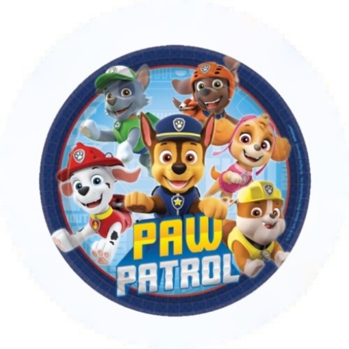 Picture of Paw Patrol Paper Plates 7in, 10pcs