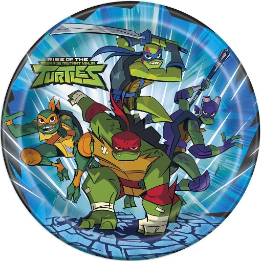 Picture of Ninja Turtles Paper Plates 9in, 10pcs