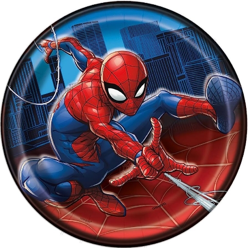 Picture of Spiderman Paper Plates 9in, 10pcs