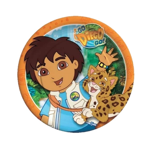 Picture of Go Diego Go Paper Plates 7in, 10pcs