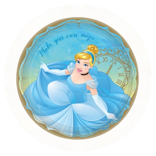 Picture of Cinderella Paper Plates 7in, 10pcs