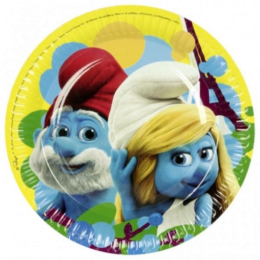 Picture of Smurfs Paper Plates 9in, 10pcs