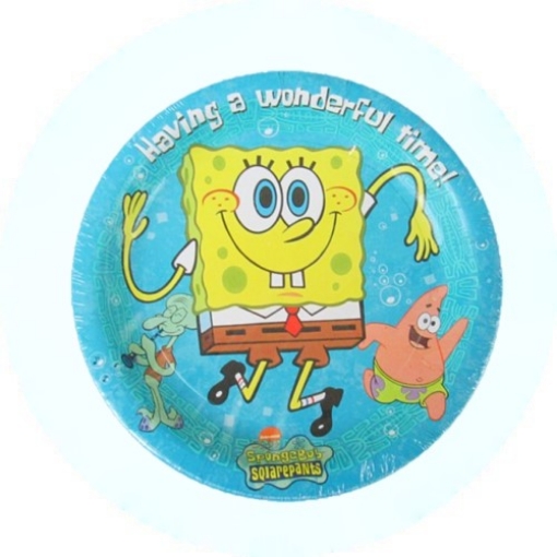 Picture of SpongeBob SquarePants Paper Plates 7in, 10pcs