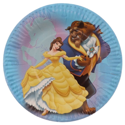 Picture of Beauty And The Beast Paper Plates 9in, 10pcs