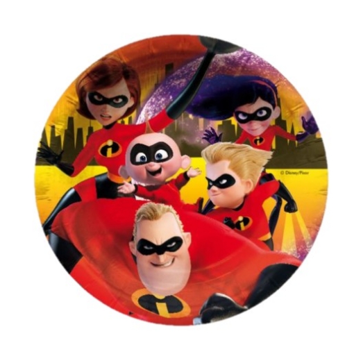 Picture of The Incredibles Paper Plates 7in, 10pcs