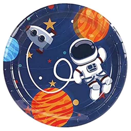 Picture of Blast Off Paper Plates 9in, 10pcs
