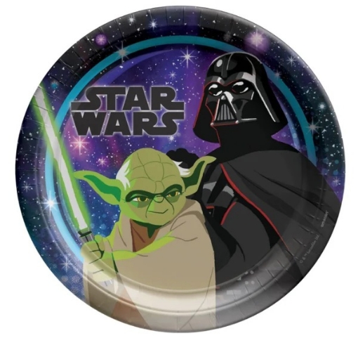 Picture of Star Wars Paper Plates 9in, 10pcs