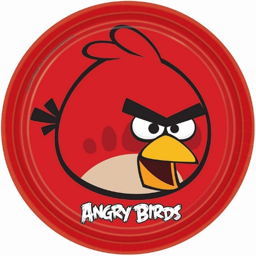 Picture of Angry Birds Paper Plates 9in, 10pcs