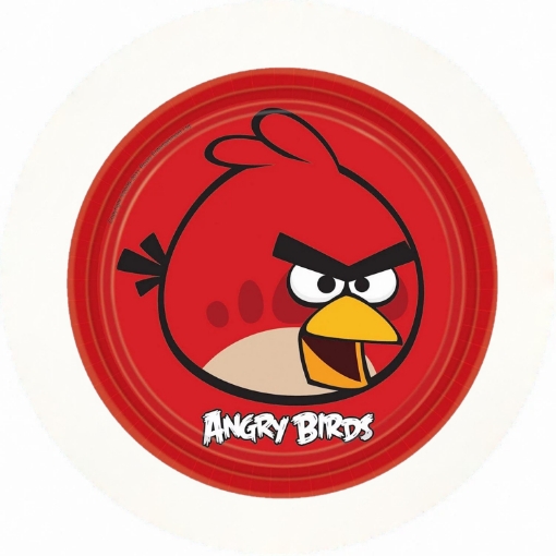 Picture of Angry Birds Paper Plates 7in, 10pcs