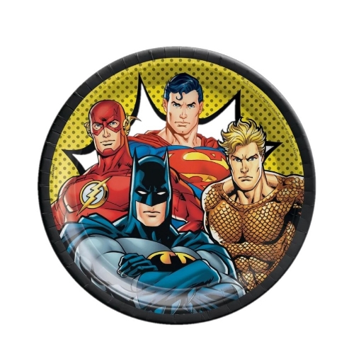 Picture of Justice League Paper Plates 7in, 10pcs