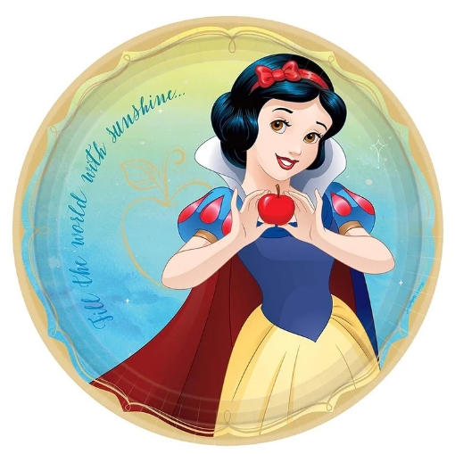 Picture of Snow White Paper Plates 9in, 10pcs