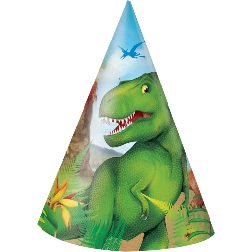 Picture of Dinosaur Birthday Caps