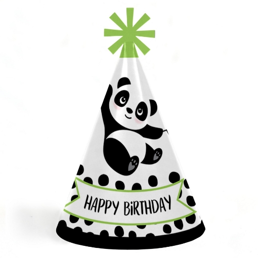 Picture of Panda Birthday Caps