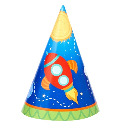 Picture of Space Birthday Caps