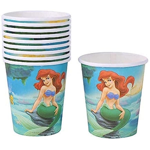 Picture of Ariel The Little Mermaid Paper Cups 10 Pcs