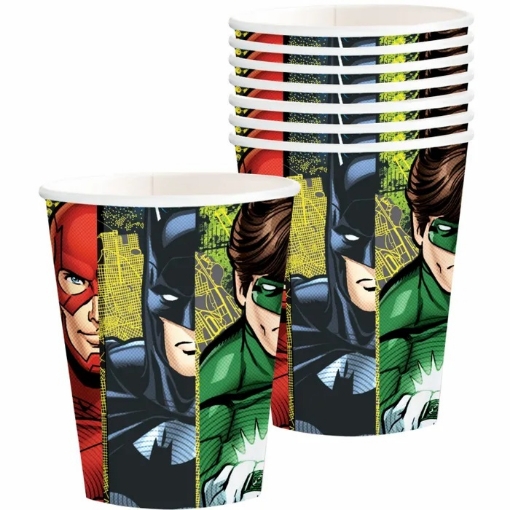 Picture of Justice League Paper Cups 10 Pcs