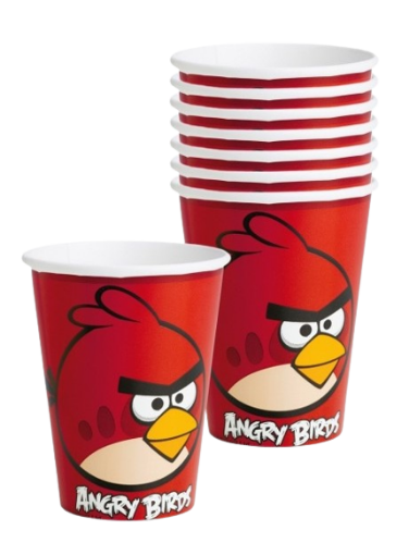 Picture of Angry Birds Paper Cups 10 Pcs