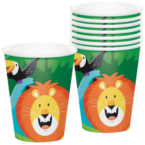 Picture of Jungle Animals Paper Cups 10 Pcs