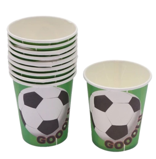 Picture of Soccer Paper Cups 10 Pcs