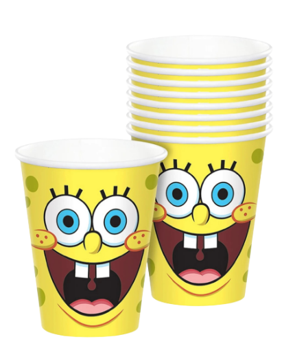 Picture of SpongeBob SquarePants Paper Cups 10 Pcs