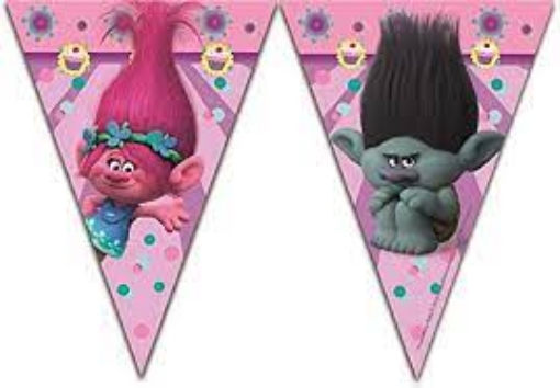 Picture of Trolls Flags 10 pcs