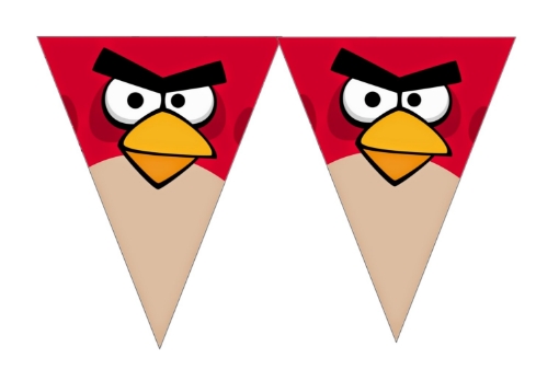 Picture of Angry Bird Flags 10 pcs