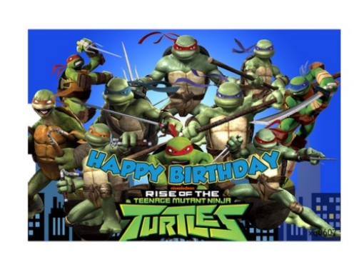 Picture of Ninja Turtles Theme Backdrop