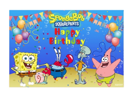 Picture of SpongeBob SquarePants Theme Backdrop