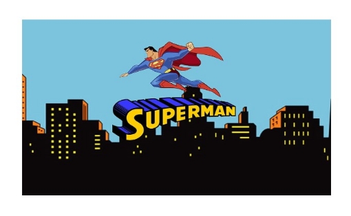 Picture of Superman Theme Backdrop