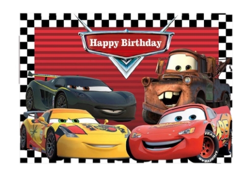 Picture of Cars Theme Backdrop