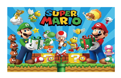 Picture of Super Mario Theme Backdrop