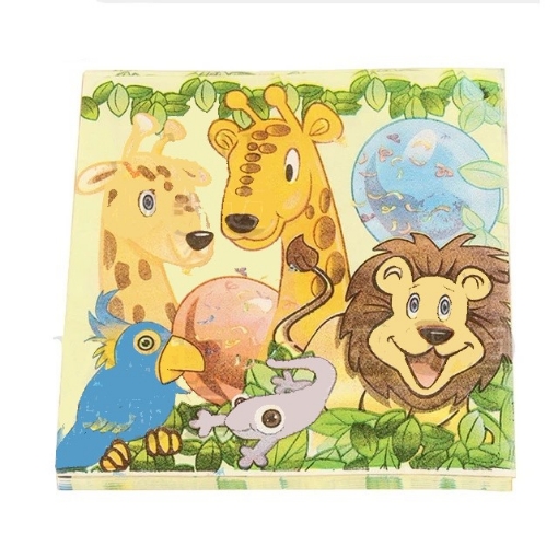 Picture of Jungle Animals Theme Tissues