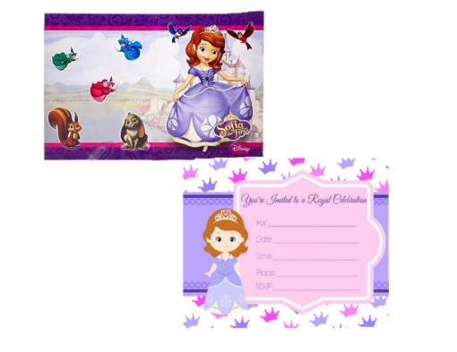 Picture of Sofia The First Invitation Cards