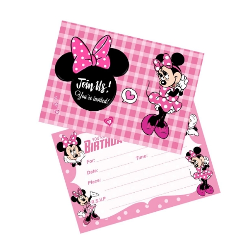 Picture of Minnie Mouse Invitation Cards