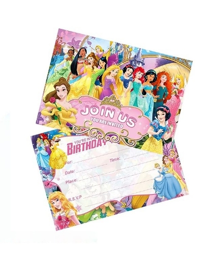 Picture of Disney Princesses Invitation Cards