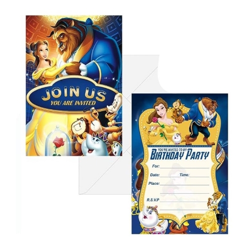 Picture of Beauty And The Beast Invitation Cards