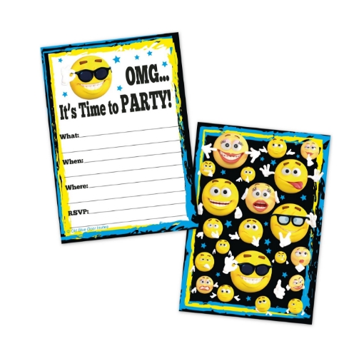 Picture of Emojis Invitation Cards