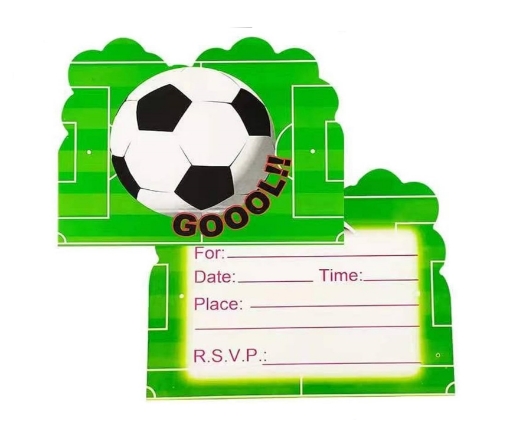 Picture of Soccer Invitation Cards