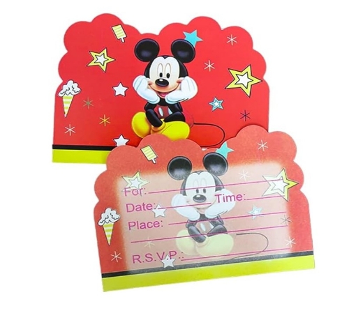 Picture of Micky Mouse Invitation Cards