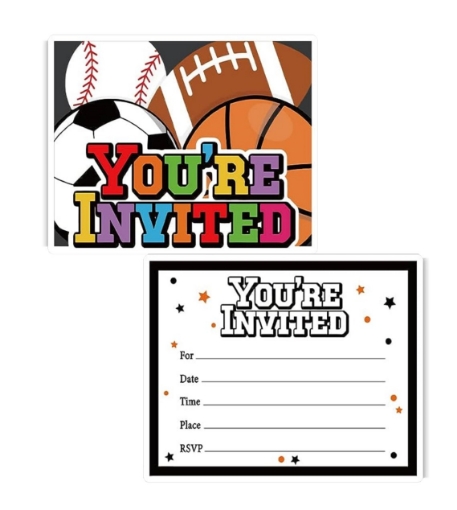 Picture of Sports Invitation Cards